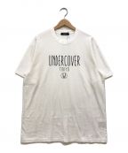 UNDERCOVERアンダーカバー）の古着「ロゴプリントTシャツ」｜ホワイト
