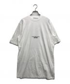 Calvin Klein Jeansカルバンクラインジーンズ）の古着「Tシャツワンピース」｜ホワイト