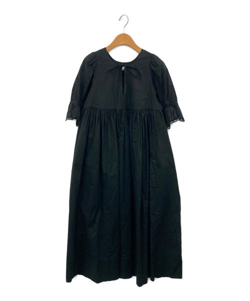 bilitis dix-sept ans（ビリティスディセッタン）bilitis dix-sept ans (ビリティスディセッタン) Cotton Dress ブラック サイズ:36の古着・服飾アイテム