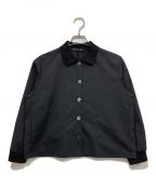 mizuiro-indミズイロインド）の古着「リブカラーシャツ」｜ブラック