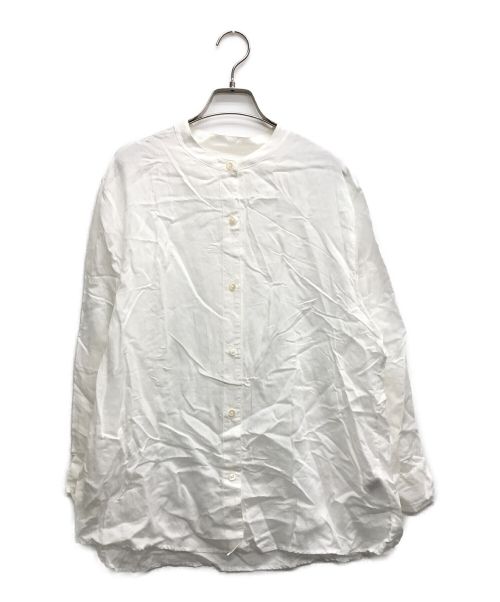 Plage（プラージュ）Plage (プラージュ) Ramieコン sheer ブラウス ホワイト サイズ:記載なしの古着・服飾アイテム