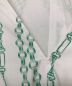 中古・古着 IRENE (アイレネ) Line Drawing Print Shirt Dress ホワイト×グリーン サイズ:36：7000円