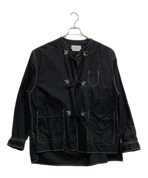 Black Weirdos（ブラック ウィドース）Black Weirdos (ブラック ウィドース) Modern China Shirt ブラック サイズ:Sの古着・服飾アイテム