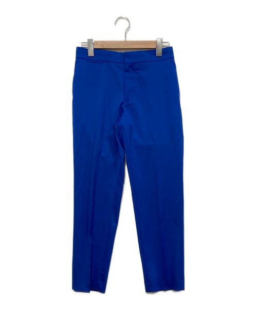DRAWER（ドゥロワー）DRAWER (ドゥロワー) ウールギャバベーシックパンツ ブルー サイズ:36の古着・服飾アイテム