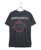 バンドTシャツバンドTシャツ）の古着「MEGADETH 90'sバンドTシャツ」｜ブラック