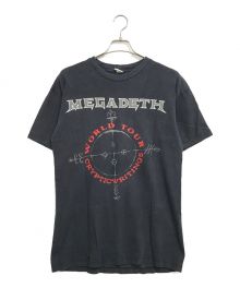 バンドTシャツ（バンドTシャツ）の古着「MEGADETH 90'sバンドTシャツ」｜ブラック