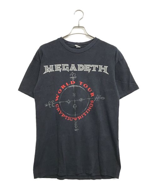 バンドTシャツ（バンドTシャツ）バンドTシャツ (バンドTシャツ) MEGADETH 90'sバンドTシャツ ブラック サイズ:Lの古着・服飾アイテム