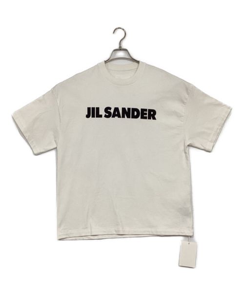 JIL SANDER（ジルサンダー）JIL SANDER (ジルサンダー) ロゴTシャツ ホワイト サイズ:Mの古着・服飾アイテム