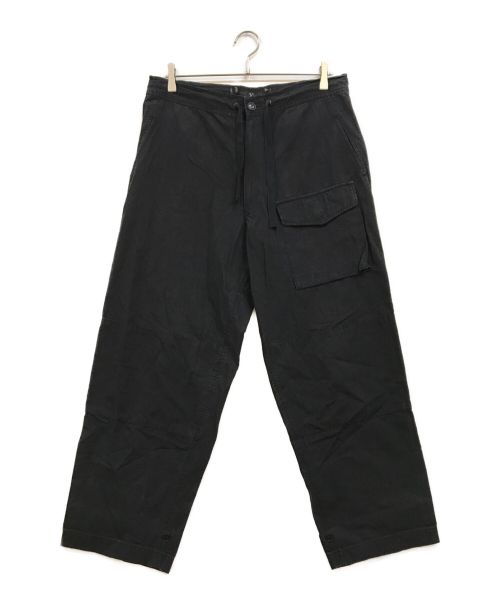 Y's（ワイズ）Y's (ワイズ) コットンリネンイージーカーゴパンツ ブラック サイズ:1の古着・服飾アイテム
