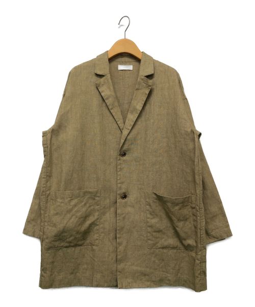 かぐれ（カグレ）かぐれ (カグレ) リネンテーラードジャケット ベージュ サイズ:Freeの古着・服飾アイテム