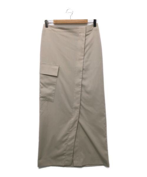 L'appartement（アパルトモン）L'Appartement (アパルトモン) Dry Tropical Cargo Skirt ベージュ サイズ:34の古着・服飾アイテム