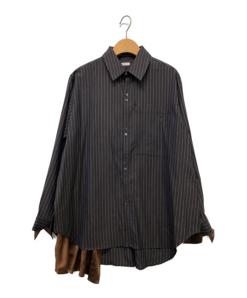 RITO（リト）RITO (リト) MAIN SHIRT WITH SCARF ブラウン サイズ:36の古着・服飾アイテム