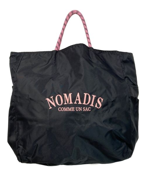 NOMADIS（ノマディス）NOMADIS (ノマディス) SAC2  トートバッグ ブラック×ピンクの古着・服飾アイテム