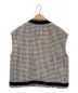 na.e (ナエ) Tweed Vest ホワイト×ブラック サイズ:-：17800円