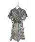 3.1 phillip lim（スリーワンフィリップリム）の古着「Striped Cotton French Terry Midi Dress」｜グレー