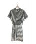 3.1 phillip lim (スリーワンフィリップリム) Striped Cotton French Terry Midi Dress グレー サイズ:S：5800円