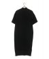 ENFOLD (エンフォルド) ダブルサテンスタンドドレス ブラック サイズ:36：14800円