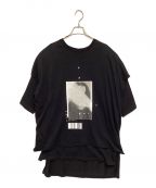 A.F ARTEFACTエーエフ アーティファクト）の古着「Layered Over sized Top」｜ブラック