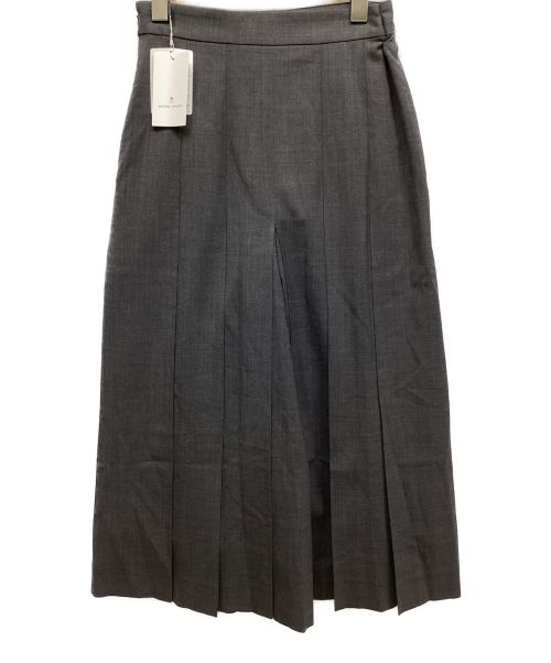 UNITED ARROWS（ユナイテッドアローズ）UNITED ARROWS (ユナイテッドアローズ) プリーツ ガウチョ パンツ グレー サイズ:36 未使用品の古着・服飾アイテム