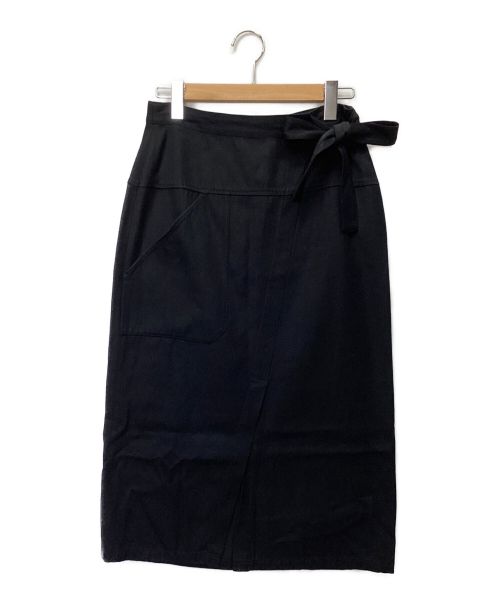 FRAMeWORK（フレームワーク）FRAMeWORK (フレームワーク) ギャバジンサロンスカート ネイビー サイズ:38 未使用品の古着・服飾アイテム
