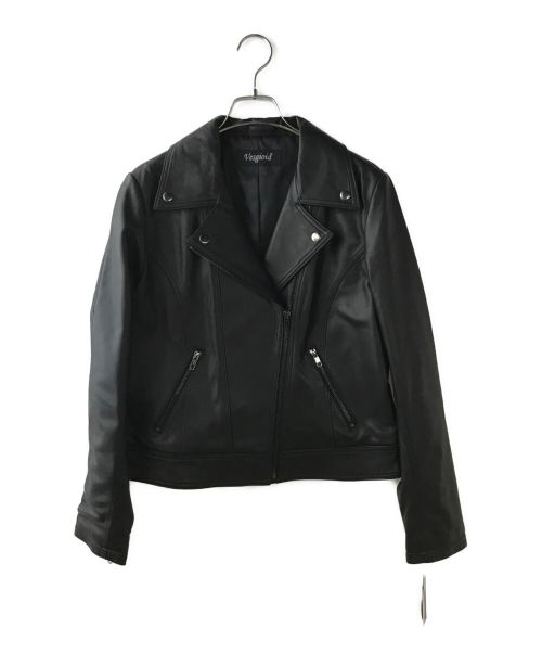 Vesgioia（ベスジョーヤ）Vesgioia (ベスジョーヤ) ラムレザーライダースジャケット ブラック サイズ:Lの古着・服飾アイテム