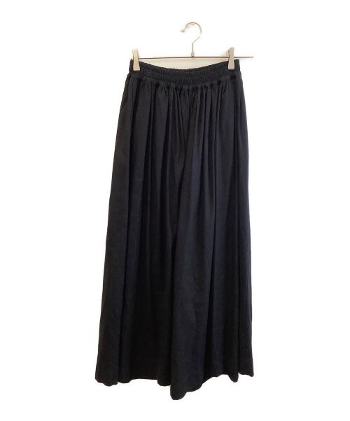 BASERANGE（ベースレンジ）BASERANGE (ベースレンジ) シルクワイドパンツ ブラック サイズ:XSの古着・服飾アイテム