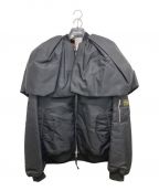 RAF SIMONSラフシモンズ）の古着「デコレーションカラーボンバージャケット」｜ブラック
