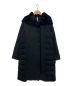 YOSOOU（ヨソオウ）の古着「Fake Mouton Long Coat」｜ブラック