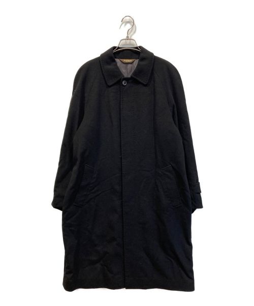 Paul Stuart（ポールスチュアート）Paul Stuart (ポールスチュアート) カシミヤコート ブラック サイズ:Lの古着・服飾アイテム