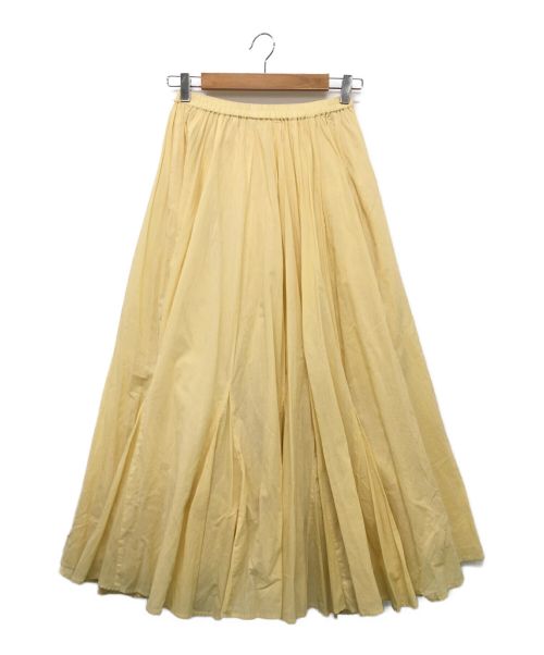 MARIHA（マリハ）MARIHA (マリハ) インド綿ロングスカート イエロー サイズ:36の古着・服飾アイテム