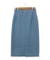 ANAYI (アナイ) ウールプリペラタイト スカート ライトブルー サイズ:38：12800円