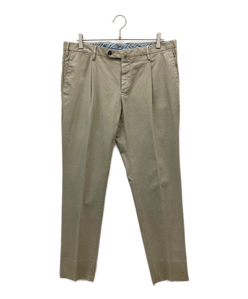 PT TORINO（ピーティートリノ）PT TORINO (ピーティートリノ) ストレッチ コットン ツイル パンツ ベージュ サイズ:52の古着・服飾アイテム