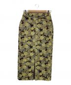 THE SHINZONEザ シンゾーン）の古着「Flower Pencil Skirt」｜ブラウン