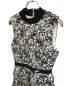 SELF PORTRAIT (セルフ ポートレイト) Nightshade Lace Mini Dress ホワイト×ブラック サイズ:UK8：6000円