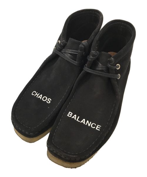 CLARKS（クラークス）CLARKS (クラークス) UNDERCOVER (アンダーカバー) Wallabee Boots CHAOS ブラック サイズ:27.5㎝の古着・服飾アイテム