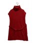 08sircus (ゼロエイトサーカス) Slik nep high neck knit vest レッド サイズ:F：5800円