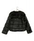 KARL LAGERFELD (カール ラガーフェルド) ファージャケット ブラック サイズ:40：9800円