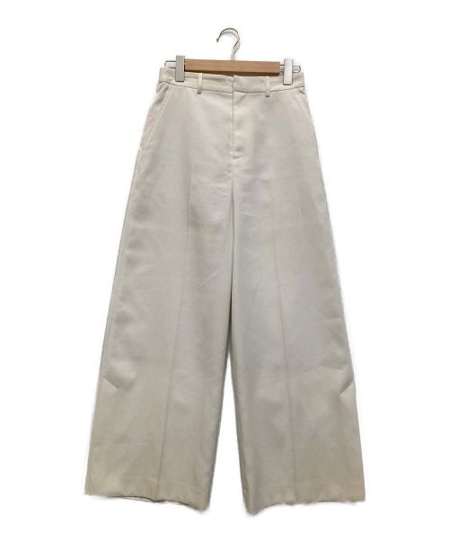 #Newans（ハッシュニュアンス）#Newans (ハッシュニュアンス) ロングスリットワイドパンツ ホワイト サイズ:1の古着・服飾アイテム