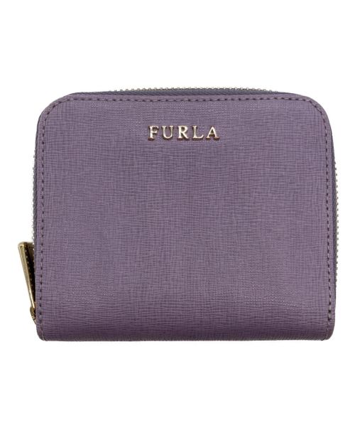 FURLA（フルラ）FURLA (フルラ) 2つ折り財布 パープルの古着・服飾アイテム
