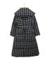 HER LIP TO (ハーリップトゥ) Loop Yarn Tweed Belted Down Coat ブラック サイズ:S：15800円