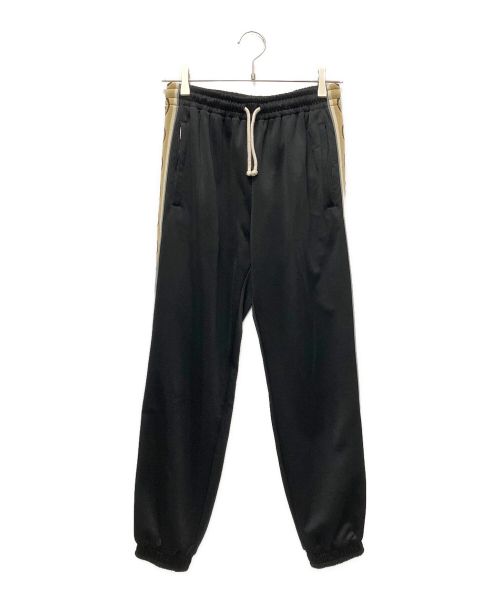 GUCCI（グッチ）GUCCI (グッチ) ルーズテクニカルジャージージョギングロングパンツ ブラック サイズ:XSの古着・服飾アイテム