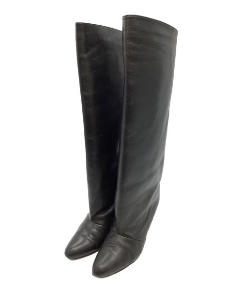 NEBULONIE（ネブローニ）NEBULONIE (ネブローニ) LONG BOOTS ブラック サイズ:35の古着・服飾アイテム