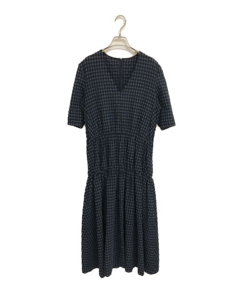 IRENE（アイレネ）IRENE (アイレネ) Gingham Dress ネイビー サイズ:36の古着・服飾アイテム
