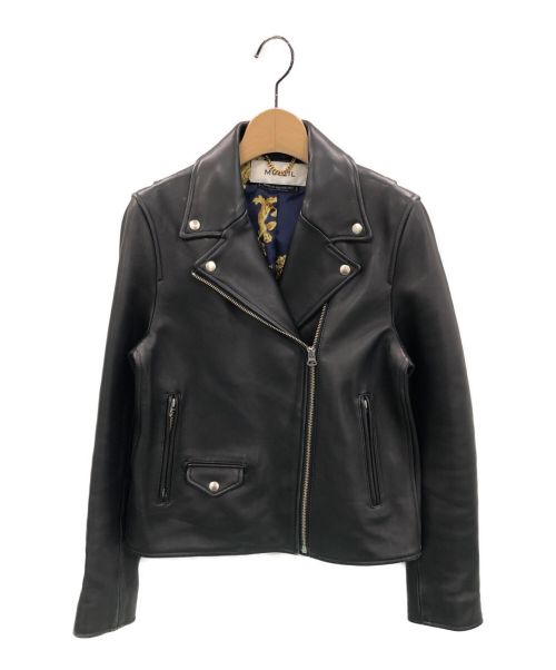 MUVEIL（ミュベール）MUVEIL (ミュベール) レザーライダースジャケット ブラック サイズ:36の古着・服飾アイテム