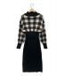 HER LIP TO (ハーリップトゥ) Multi-Way Plaid Knit Dress ブラック サイズ:S：11800円