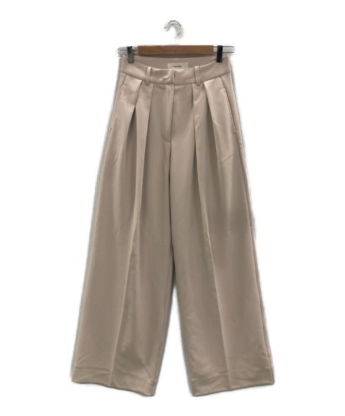 TODAYFUL（トゥデイフル）TODAYFUL (トゥデイフル) Doubletuck Twill Trousers アイボリー サイズ:36の古着・服飾アイテム