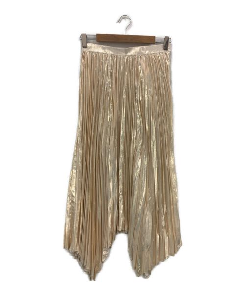 MURRAL（ミューラル）MURRAL (ミューラル) Frost pleated skirt アイボリー サイズ:2の古着・服飾アイテム