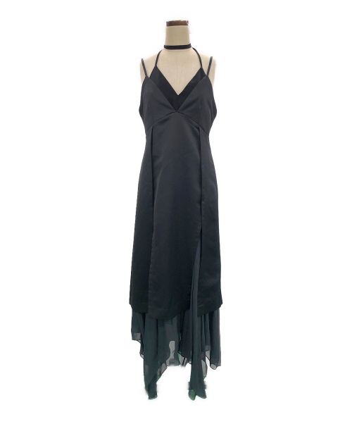 MURRAL（ミューラル）MURRAL (ミューラル) Flutters camisole dress ブラック サイズ:1の古着・服飾アイテム