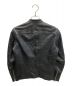 LIDnM (リドム) ラムレザーシングルライダースジャケット ブラック サイズ:S：4480円