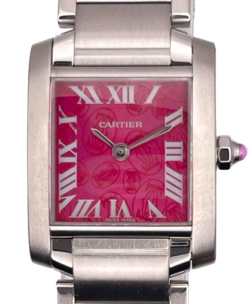 Cartier（カルティエ）Cartier (カルティエ) タンクフランセーズSM ラズベリーピンク サイズ:SMの古着・服飾アイテム